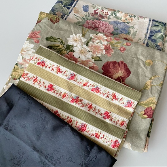 Misc Fabrics, 5 pounds, brown/black/floral colorway - Picture 2 of 8